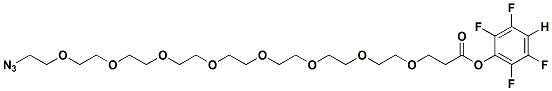 Polyethylene Glycol Liquid Pure Pegylation Protocol Azido - PEG8 - TFP Ester